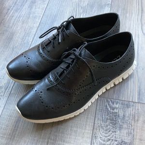 Black Cole Haan ZeroGrand Oxford Sneakers